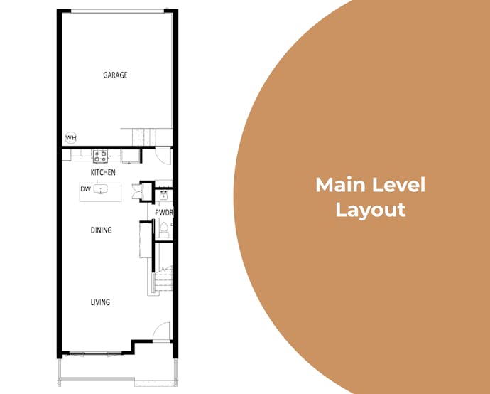 Main level layout