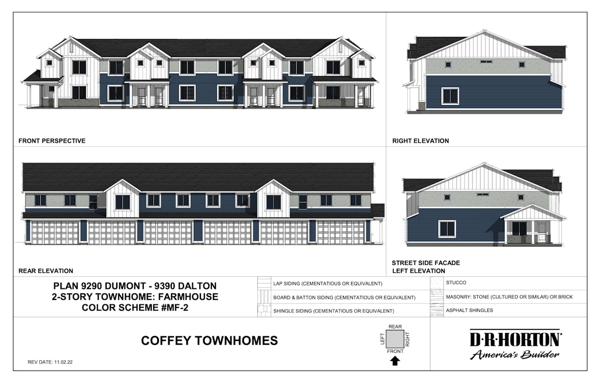 Coffey Townhomes elevation