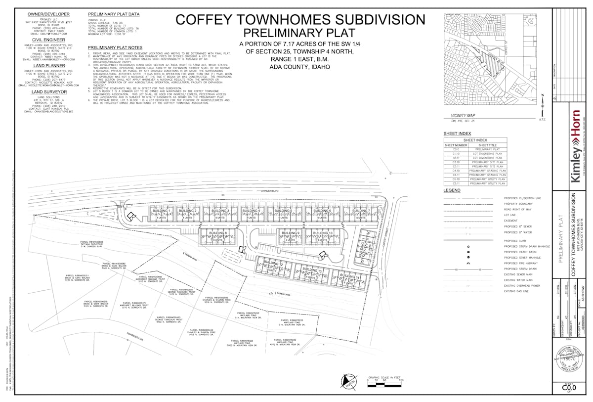 Coffey Townhomes plan