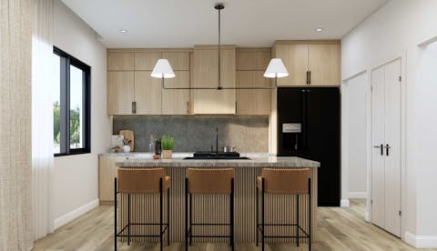 Victoria Commons kitchen.